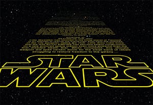 ドイツ製壁紙【8-487】Star Wars Intro 