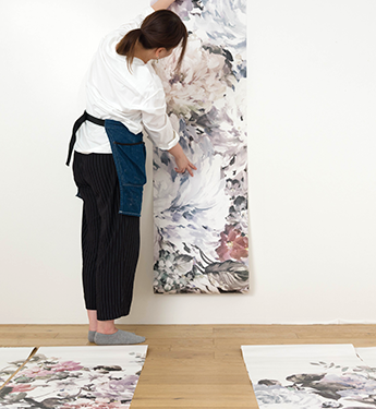 Komar壁紙は施工が簡単