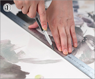 Komar壁紙の貼り方