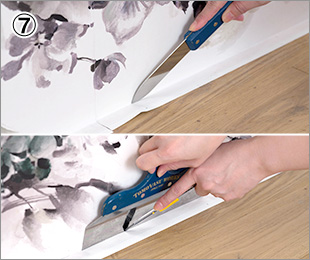 Komar壁紙の貼り方